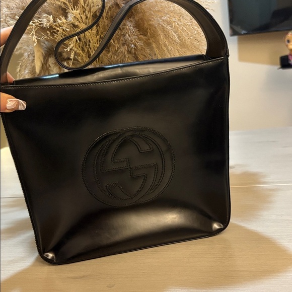 Gucci Black patent leather shoulder bag - Picture 15 of 17